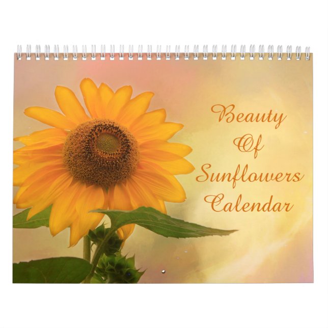 Sunblommors skönhet kalender (Omslag)