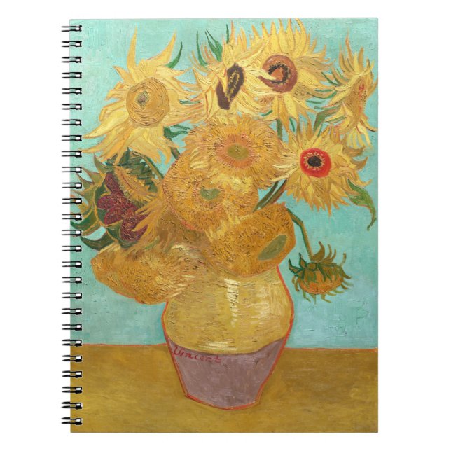 SunblommVincent van Gogh Anteckningsbok (Framsidan)