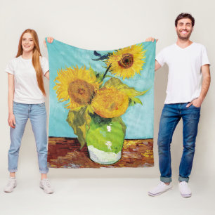 SunblommVincent van Gogh Fleecefilt