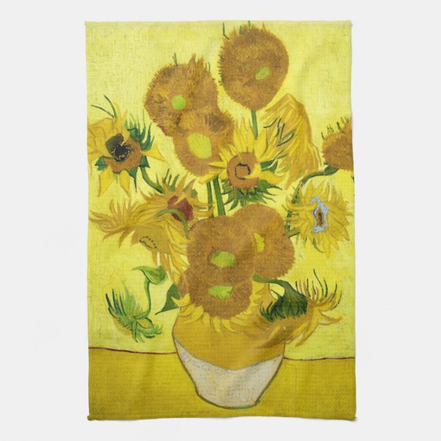 SunblommVincent van Gogh Kökshandduk (Vertikal)