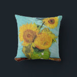 SunblommVincent van Gogh Kudde<br><div class="desc">Solblommor (1888) Vincent van Gogh. Livet är fortfarande blått. En ljus bukett av solrosblommor står i vas. Reproduktion av berömd av konstverk bilder på det offentliga området.</div>