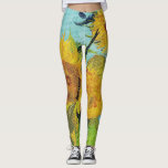 SunblommVincent van Gogh Leggings<br><div class="desc">Solblommor (1888) Vincent van Gogh. Livet är fortfarande blått. En ljus bukett av solrosblommor står i vas. Reproduktion av berömd av konstverk bilder på det offentliga området.</div>