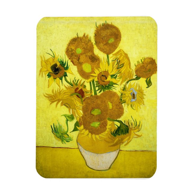 SunblommVincent van Gogh Magnet (Vertikal)
