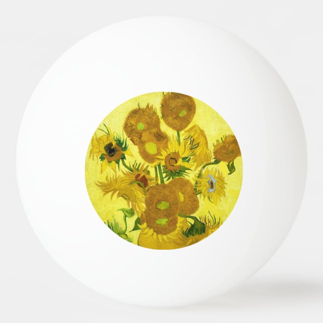 SunblommVincent van Gogh Pingisboll (Framsidan)