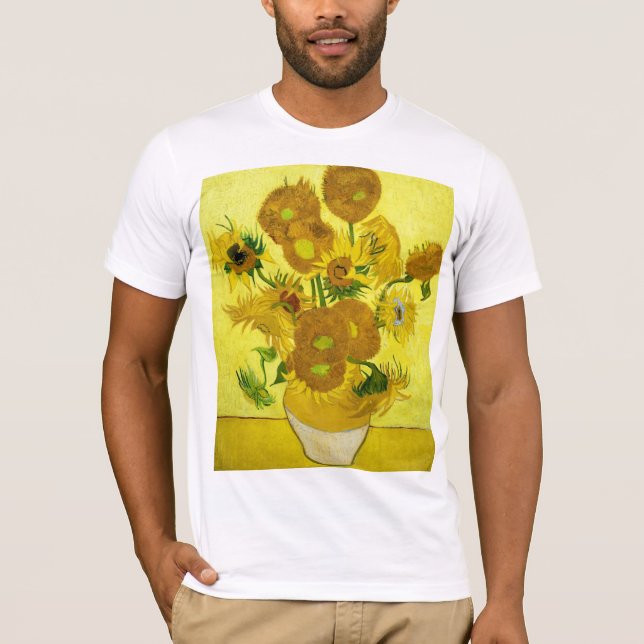 SunblommVincent van Gogh T Shirt (Framsida)