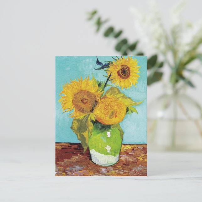 SunblommVincent van Gogh Vykort (Stående Fram)