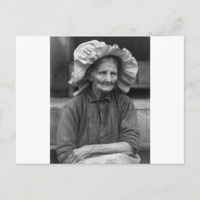 Sunbonnet Stil, 1930 Vykort (Framsida)