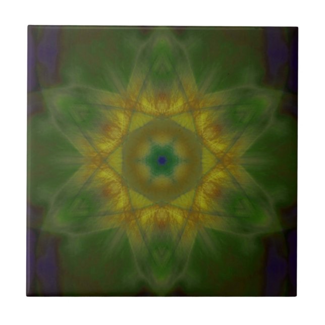 Sunbow Mandala Kakelplatta (Framsidan)