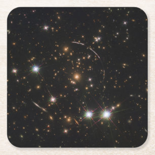 Sunburst Arc in a Massive Galaxy Cluster Underlägg Papper Kvadrat