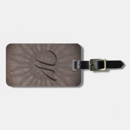 Sunburst boho mandala bagagebricka