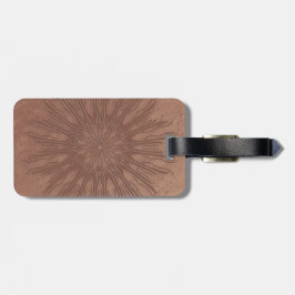 Sunburst boho mandala bagagebricka