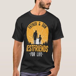 Sunburst Far och Son Best Friends for life Fath T Shirt
