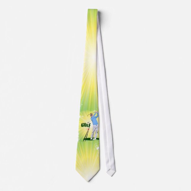 Sunburst golfer golfslips. slips (Framsida)