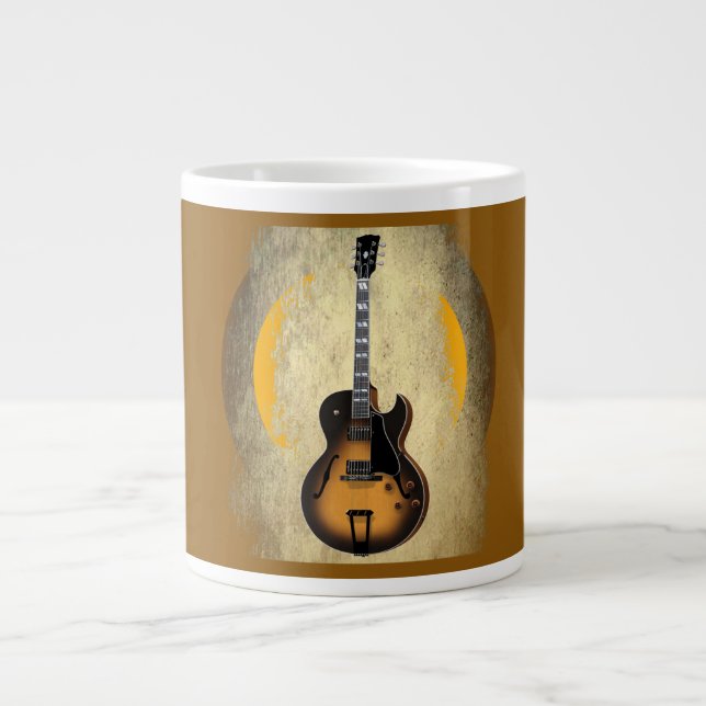 Sunburst Guitar Jumbo Mugg (Framsidan)