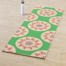 Sunburst Mandala fredliga Yoga Mat