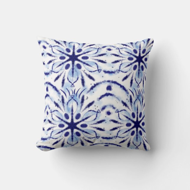 “Sunburst Mosaic Pillow” Kudde (Framsida)