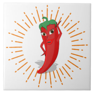 Sunburst Red Hett Pepper Diva Kakelplatta