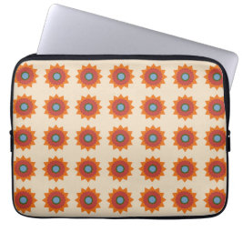 Sunburst Repeat Mönster Design Laptop Fodral