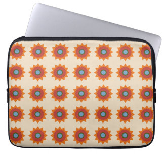 Sunburst Repeat Mönster Design Laptop Fodral
