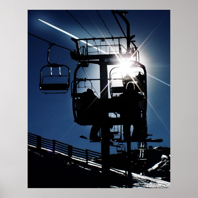 Sunburst Silhouette "68" Poster (Framsidan)