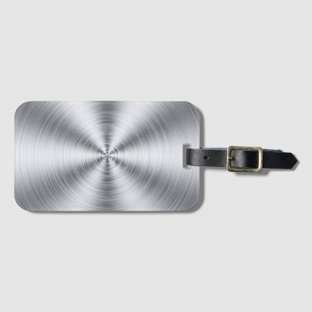 Sunburst, stainless Print Bagagebricka (Framsida horisontal)