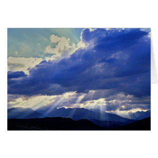 Sunburst - Westerna Nevada Hälsningskort