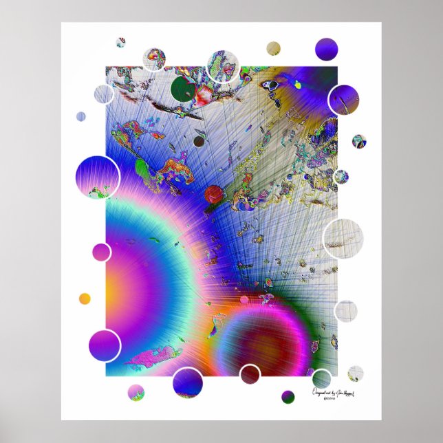 Sunburst White Ram, Art Namnteckning Poster (Framsidan)