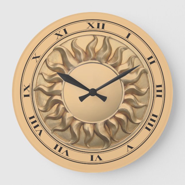 Sunbursten tar tid på stor klocka (Framsida)