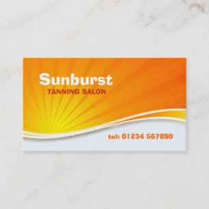 Sunburstvisitkort Visitkort