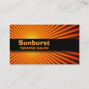 Sunburstvisitkort Visitkort