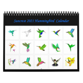 Suncrest 2021 Hummingbird Kalender