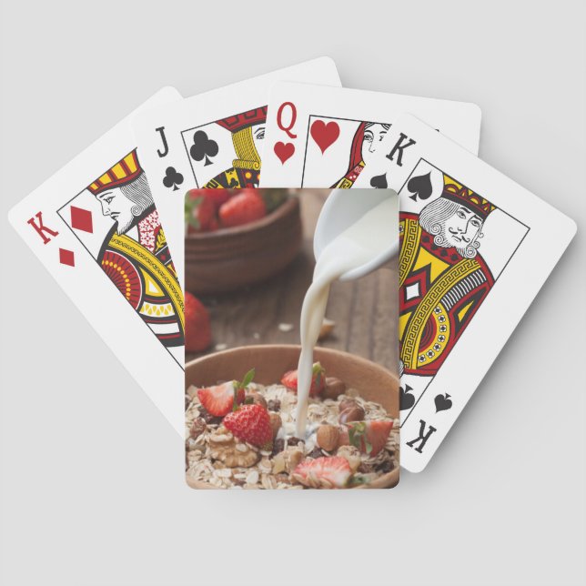 Sund frukost spelkort (Baksidan)