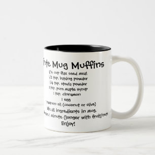 Sund minimal muffinreceptmugg Två-Tonad mugg