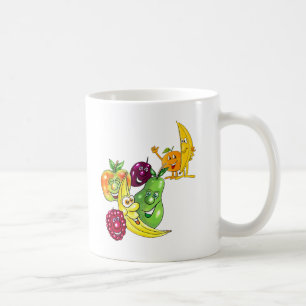 Sund näringsrik frukt kaffemugg