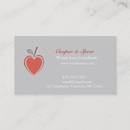 Sund röd minsta hjärtahälsakondition visitkort