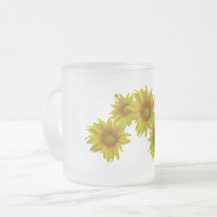 Sunda blommor frostad glasmugg