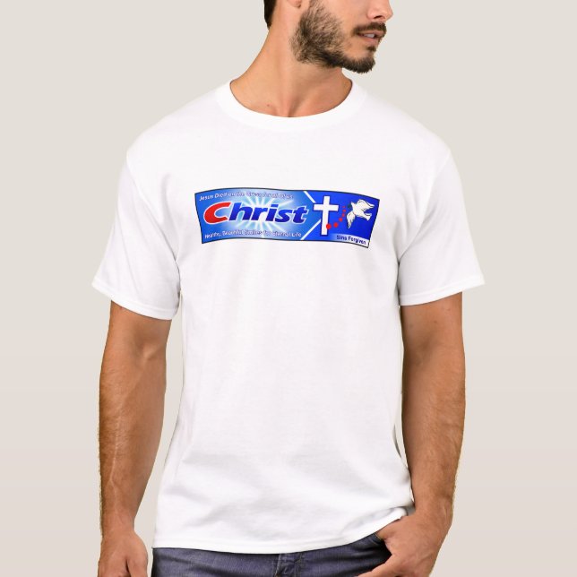Sunda leenden för Kristus! T-shirt (Framsida)