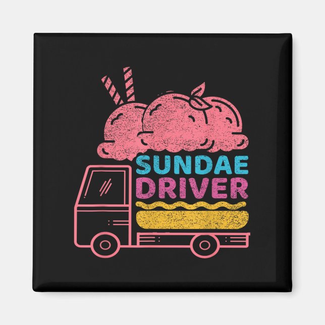 Sundae Driver Weed Sort  Magnet (Framsidan)