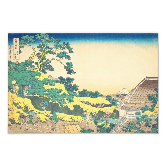 Sundai, Edo Hokusai Ukiyo-e Japansk konst Fototryck (Framsidan)
