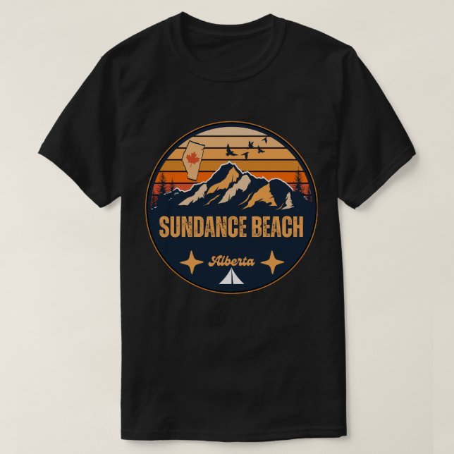 Sundance Beach, Alberta T Shirt (Design framsida)