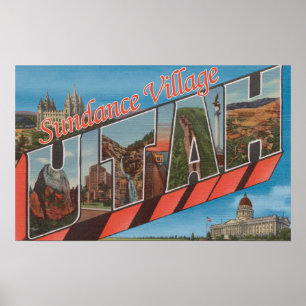 Sundance by, Utah - stora brevplatser Poster