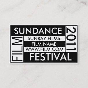 SUNDANCE-FILMFESTIVALVISITKORT 2011 VISITKORT