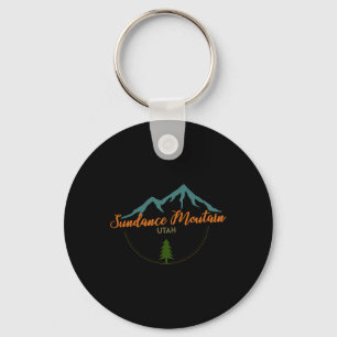 Sundance Mountain Utah Äventyr Skiing Snowboard Nyckelring