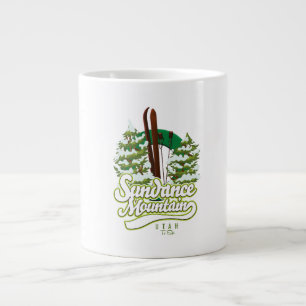 Sundance Mountain Utah Ski logotyp Jumbo Mugg
