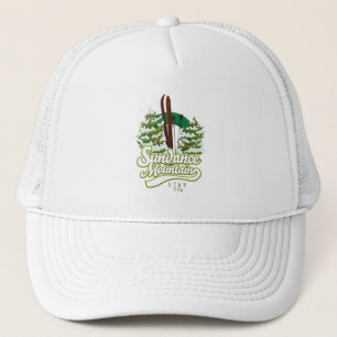 Sundance Mountain Utah Ski logotyp Keps