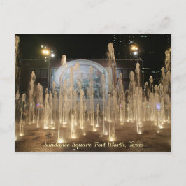 Sundance Square Chisholm Trail-målning Vykort