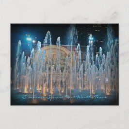 Sundance Square Chisholm Trail Mural Vykort