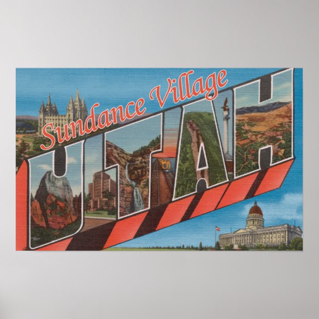 Sundance Village, Utah - Stora Brev Scenes Poster (Framsidan)