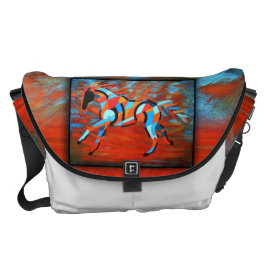 SunDancer av himmelmessenger bag av Barbara rusar Kurir Väska