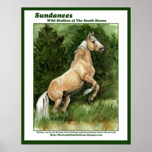 Sundances vildhingst av den södra Steensen Poster